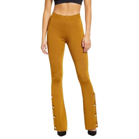 Good American Ribbed Flare Pants - Picture 1 of 16